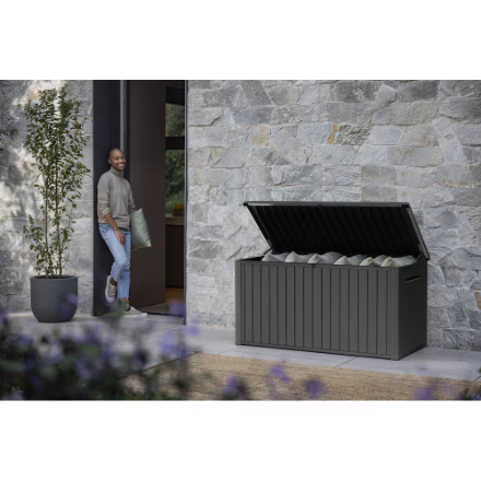 Keter 4.8ft x 2.5 ft. (644L) Resin Outdoor Storage Deck Box/Bench