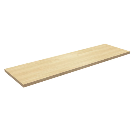 CenterPointe 96 in. / 8' Hevea Finger-Jointed Butcher Block Countertop