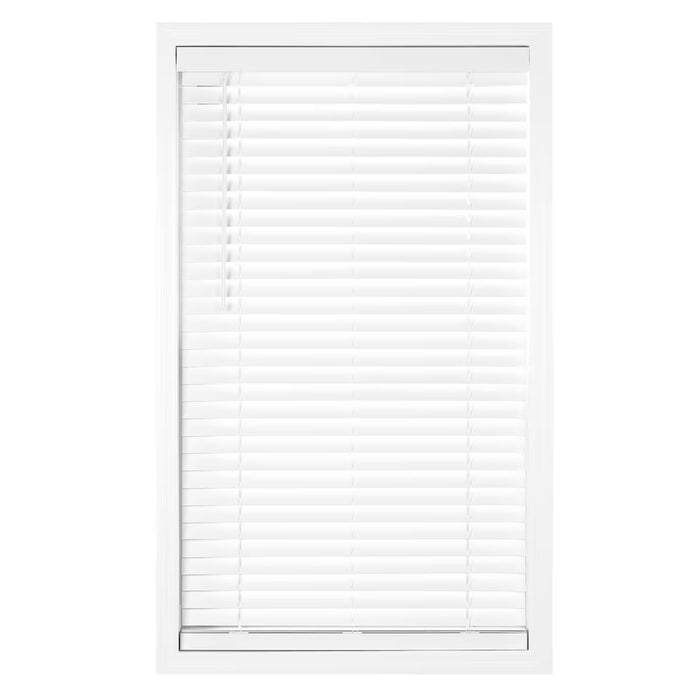 2-inch Faux Wood Blind, White - 72 in. W x 48 in. L (New)
