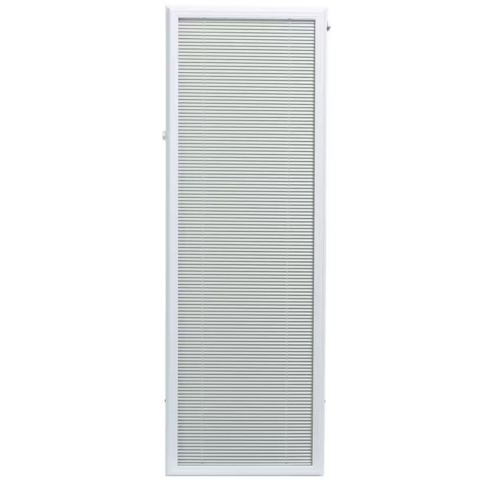 ODL 20-inch x 64-inch White Aluminum Add-on Blind for Full Light Door (New)