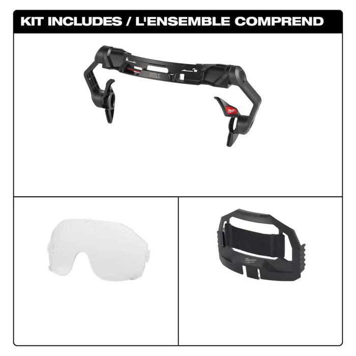 Milwaukee Tool BOLT Clear Dual Coat Lens Eye Visor (New)