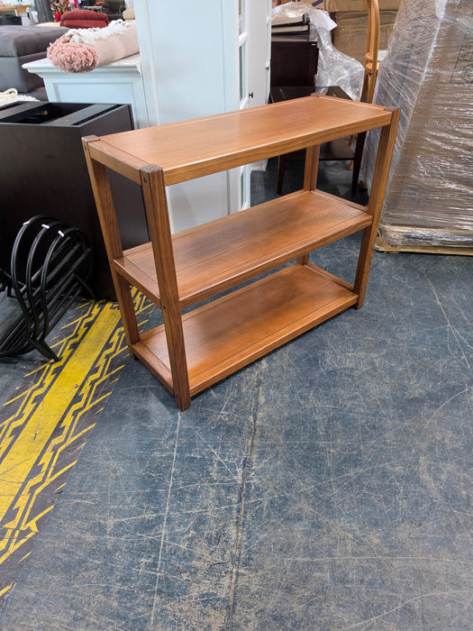 Greenport Bookcase - Size (3 Shelves) 30.5" H x 36" W x 14.25" D, Colour Brushed Walnut