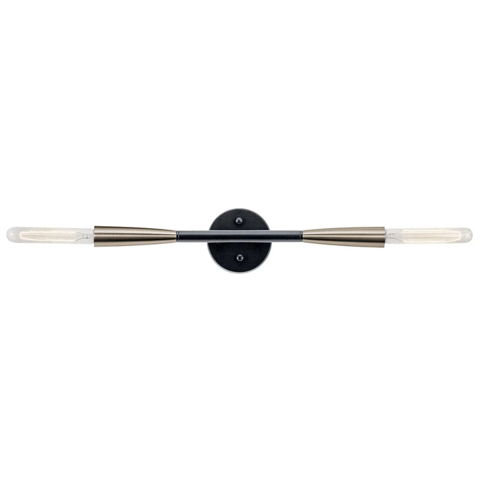 Kichler Branches 2 Light Wall Sconce Black (New)