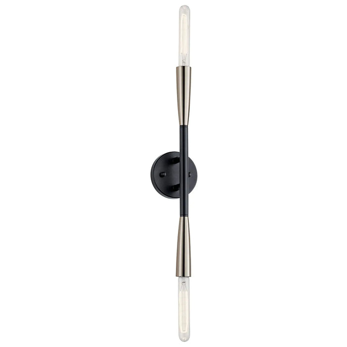 Kichler Branches 2 Light Wall Sconce Black (New)
