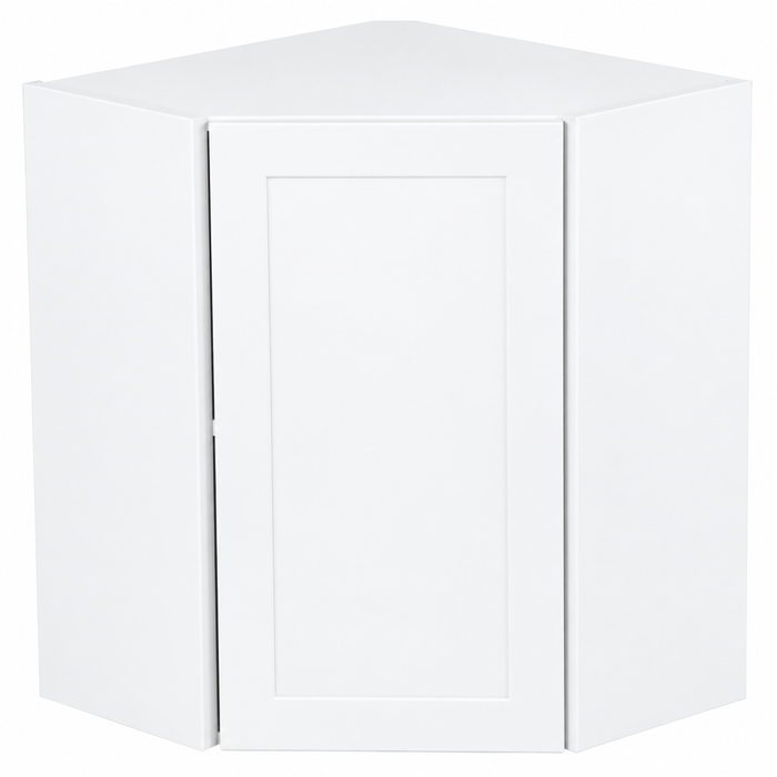 Edson 24 W x 30 H x 13 D Assembled Kitchen Corner Wall Cabinet, White (new)