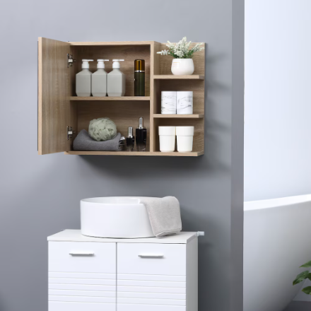 kleankin 5 shelf Wall-Mounted Medicine Cabinet