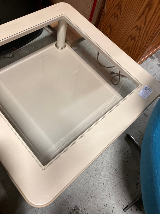 Cream Square Side Table (used)