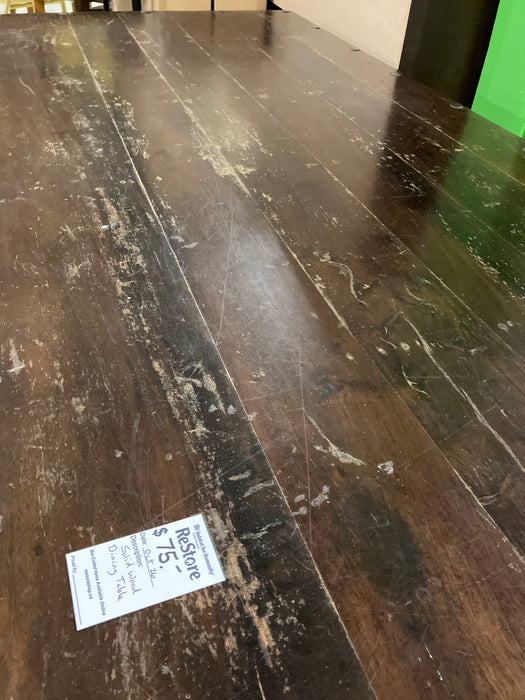 Solid Wood Dining Table (used)