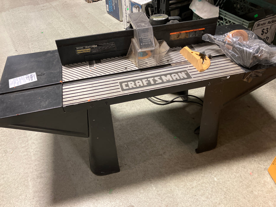 Craftsman Router Table with Motor (used)