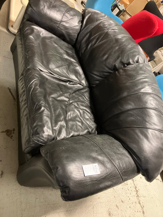 Pallister Leather Loveseat (used)