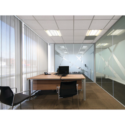 USG/CGC Ceilings USG/CGC Ceilings 2 ft. x 4 ft. Radar 2415 Firecode Lay-in Ceiling Tile (Sold by Case - Pack of 8)