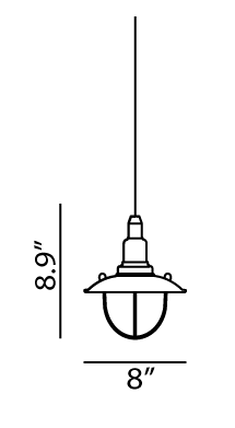 Matteo Clarkson Series - C54113MB - Matte Black Pendant Light (New)