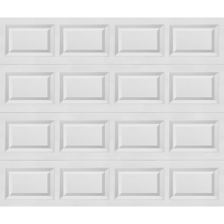 Clopay 9 ft. X 7 ft. Steel Non-Insulated White Garage Door (Damaged)