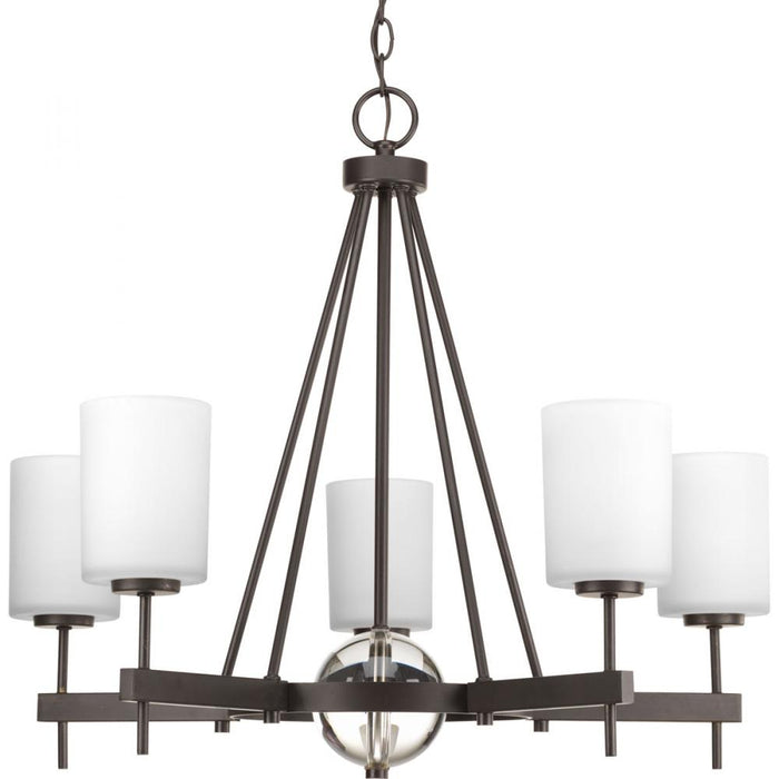 Compass Collection Five-Light Linear Chandelier (P4706-20) by Progress (New)