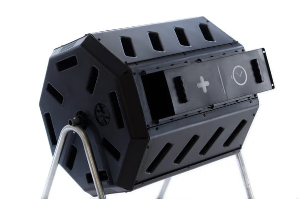 43 Gallon Dual Chamber Tumbling Composter (New)