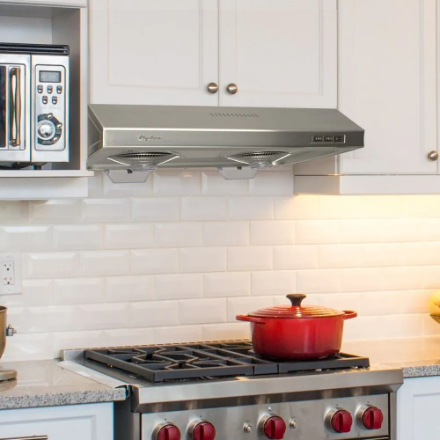 Cyclone Classic Series 30" 680 CFM Undermount Range Hood in Black