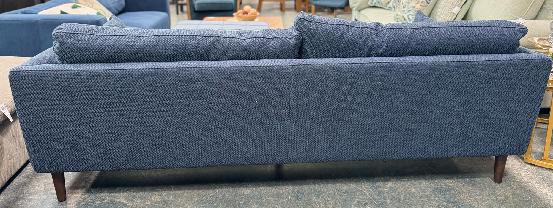 Blue Fabric Couch