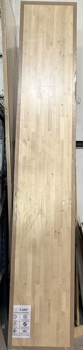 Birch Standard 144 in. L x 25 in. W x 1.5 in. T Unfinished Butcher Block Countertop With Eased Edge (new)