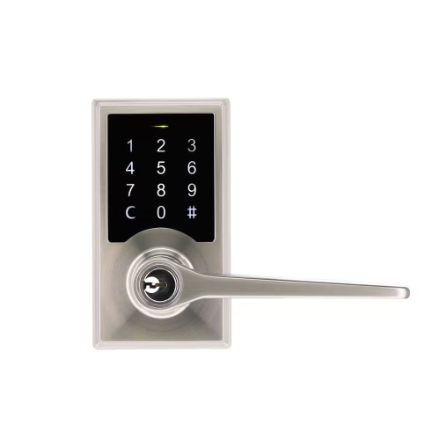 Defiant Electronic Touchpad Door Lever in Satin Nickel (New)