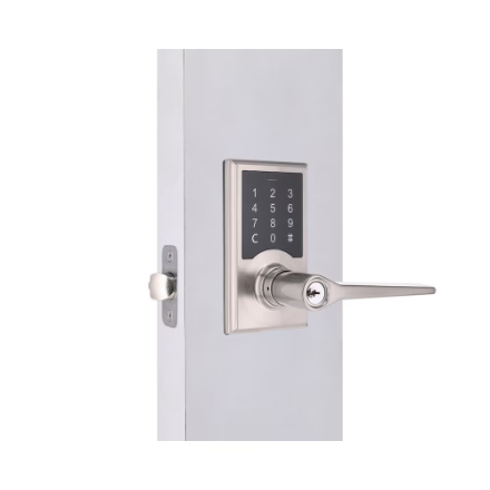 Defiant Electronic Touchpad Door Lever in Satin Nickel (New)