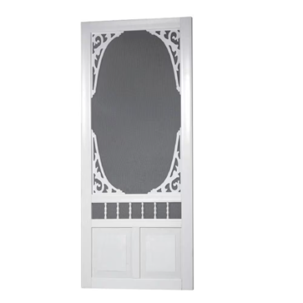 Screen Tight 32-inch x 80-inch Georgian Solid Vinyl Screen Door (Used)