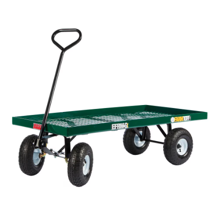Metal Deck Garden Wagon (new)