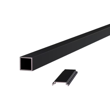 Peak RailBlazers Aluminum Deck Railing - Pickets and Spacers - 6 ft. Matte Black (New)