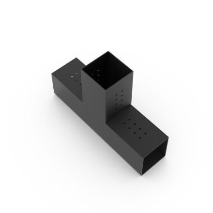 TOJA GRID DUO T Bracket for 6x6 Wood Posts (new)