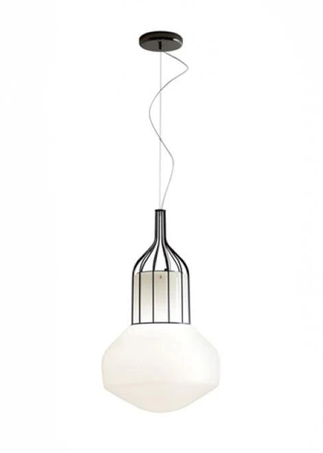 Fabbian White Glass Pendant