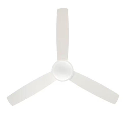 52-inch Indoor Matte White Ceiling Fan