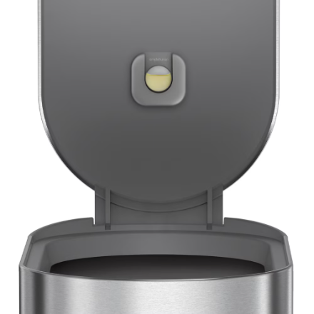 Simplehuman 45L Slim Hands-Free Kitchen Step Trash Can with Liner Rim in Brushed Stainless Steel (New)