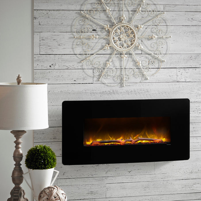 Curved Electric Fireplace