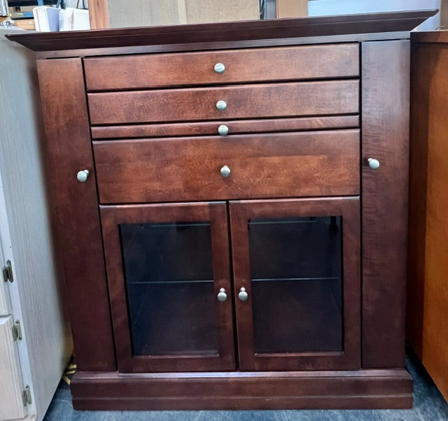 Dark Brown Wooden Dresser (used)