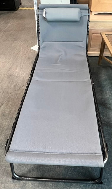 Outsunny Grey Patio Lounger (new)