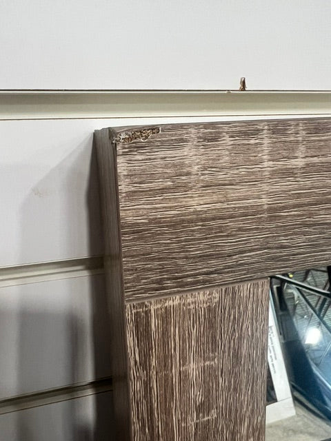 Brown Wooden Framed Mirror (used)