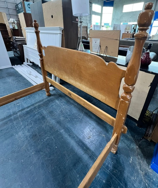 Double Wooden Bedframe (used)