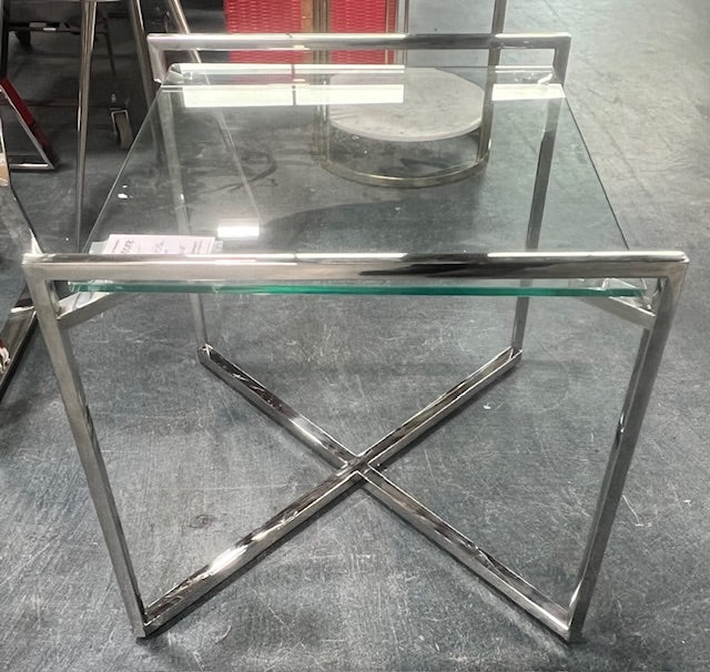 Glass Side Table