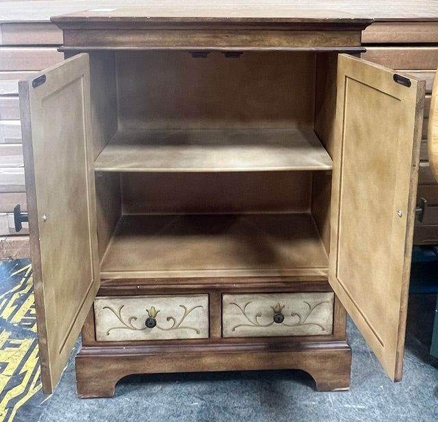 Brown Wooden Accent Cabinet (used)