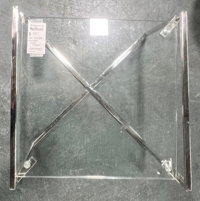 Glass Side Table