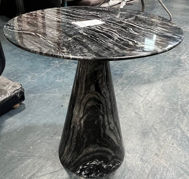 Black Marble Side Table