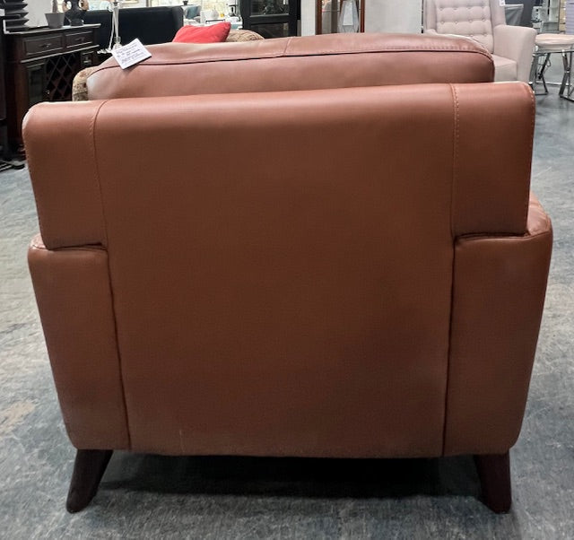 Brown Leather Armchair (used)