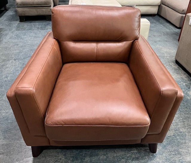 Brown Leather Armchair (used)