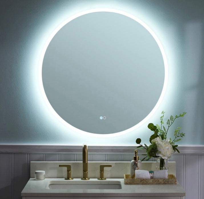 WELLFOR KOLE Round LED Fog-Free Dimmable Vanity Mirror (new)