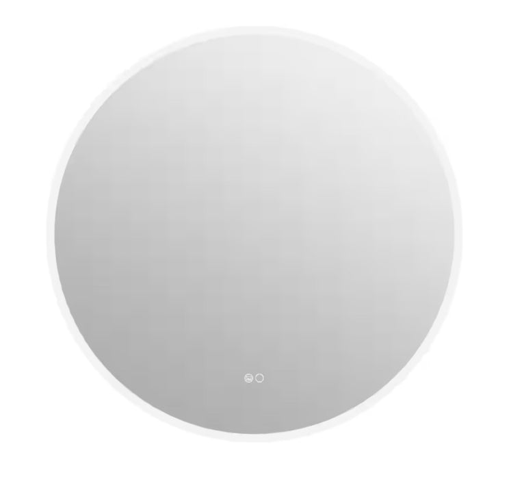 WELLFOR KOLE Round LED Fog-Free Dimmable Vanity Mirror (new)