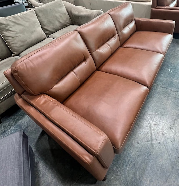 Brown Leather Couch (used)