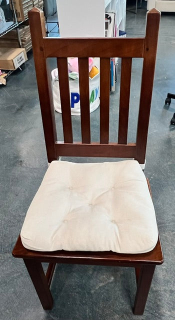 Brown Wooden Dining Set with Four Chairs (used)
