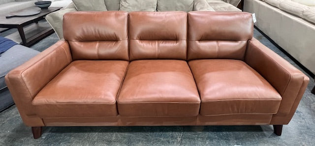Brown Leather Couch (used)