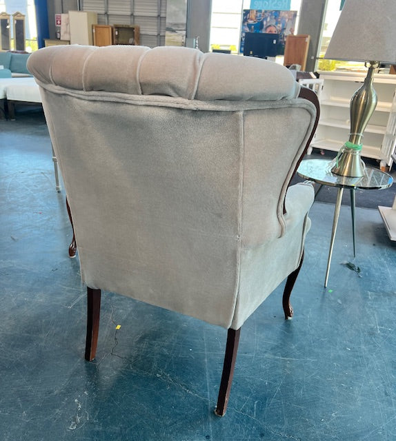 Vintage Style Fabric Armchair (used)