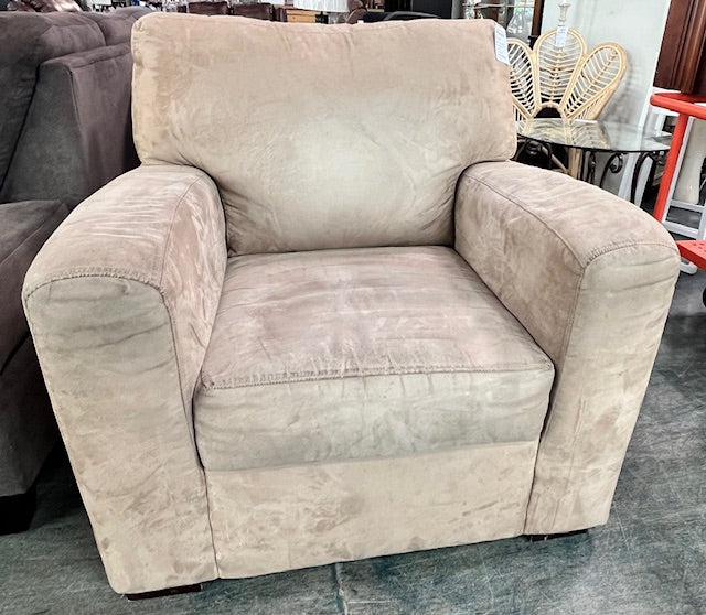 Beige Fabric Armchair (used)