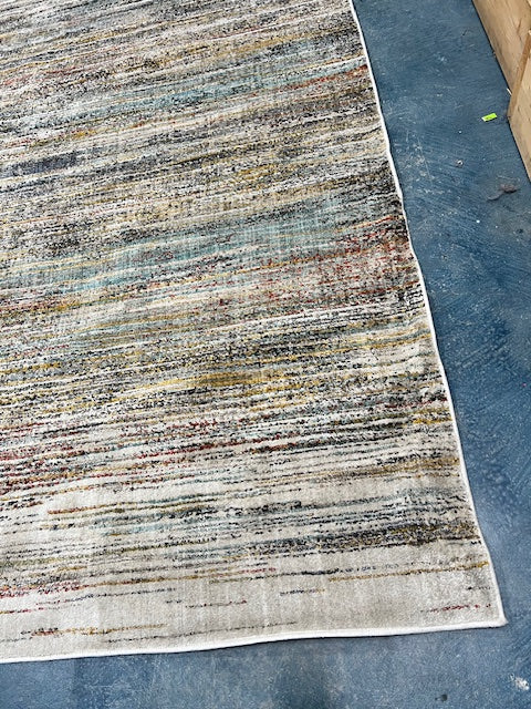 Abstract Multicolour Indoor Area Rug, 9'7"x11'8"